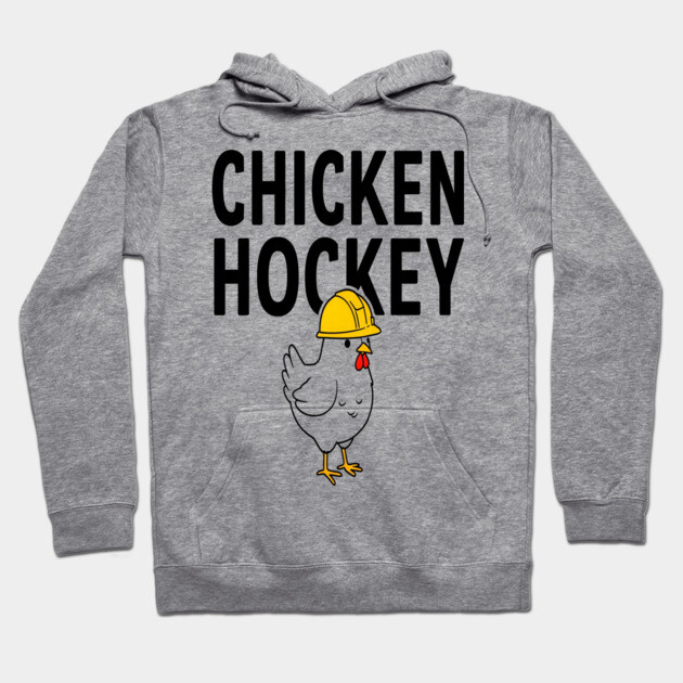 Chicken Hockey Tee - Foul Play on Ice Hoodie by OUTFITPAW