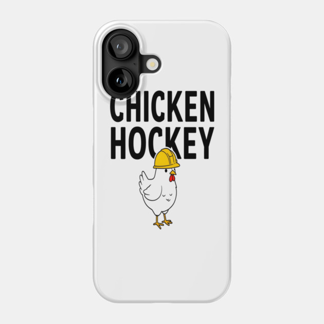 Chicken Hockey Tee - Foul Play on Ice Phone Case by OUTFITPAW