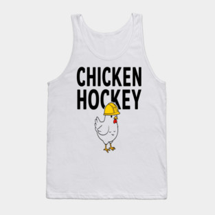 Chicken Hockey Tee - Foul Play on Ice Tank Top