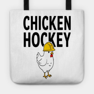 Chicken Hockey Tee - Foul Play on Ice Tote