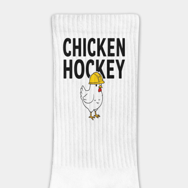 Chicken Hockey Tee - Foul Play on Ice by OUTFITPAW