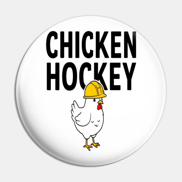 Chicken Hockey Tee - Foul Play on Ice Pin by OUTFITPAW