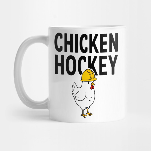 Chicken Hockey Tee - Foul Play on Ice by OUTFITPAW