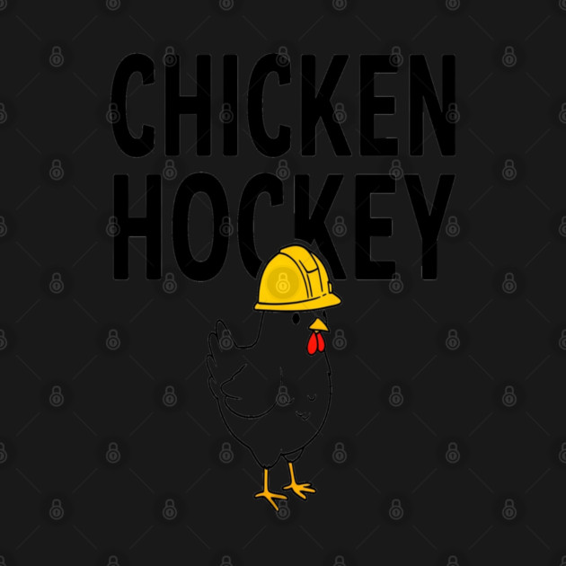 Chicken Hockey Tee - Foul Play on Ice by OUTFITPAW