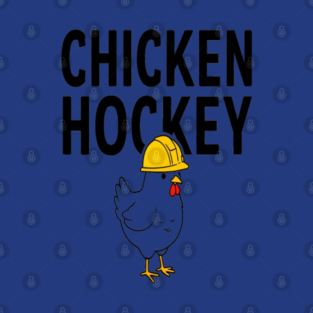 Chicken Hockey Tee - Foul Play on Ice by OUTFITPAW