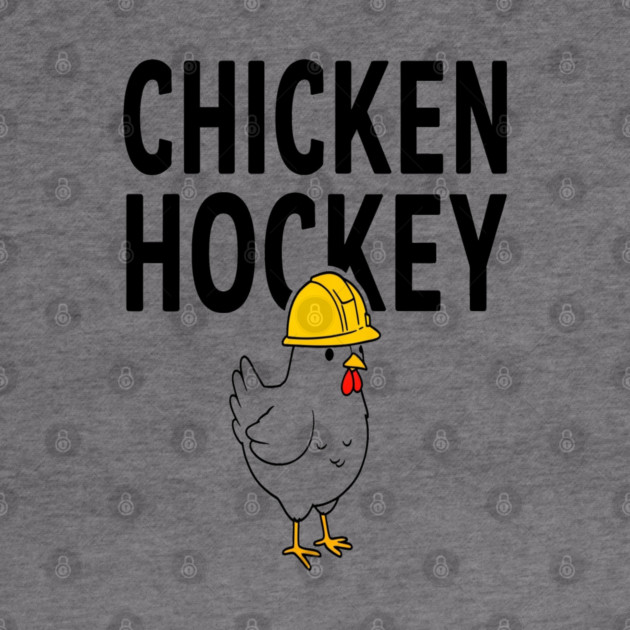 Chicken Hockey Tee - Foul Play on Ice by OUTFITPAW