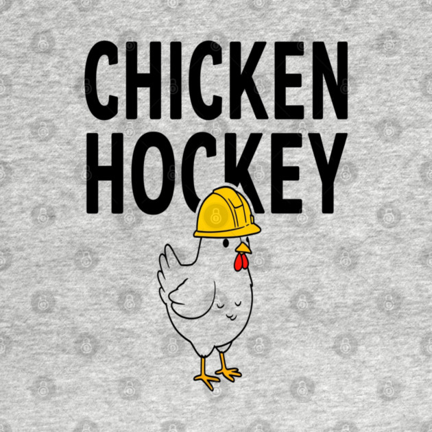 Chicken Hockey Tee - Foul Play on Ice by OUTFITPAW