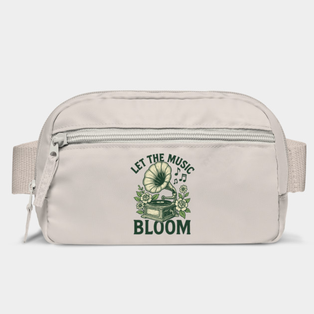 Let the Music Bloom. Light Floral Vinyl by filiposwear