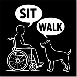 Funny Wheelchair Humor Joke Posters and Art