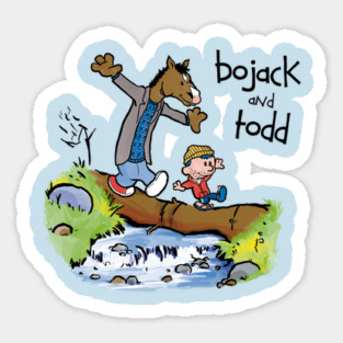 Bojack and Todd Sticker