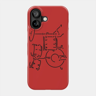 Drum Set Phone Case