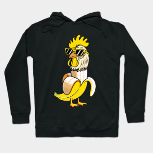 Chicken banana farming chickens Hoodie