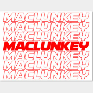 MACLUNKEY Shopping Bag / "Okay Boomer" Print (Red) Posters and Art