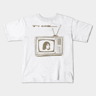 RETRO TV GIRL Kids T-Shirt