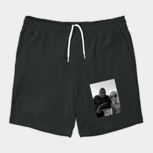 Bigfoot and Alien Summer Time by Megadorim