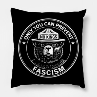 Remember Only You Vintage Smokey Bear Seal Retro Pillow