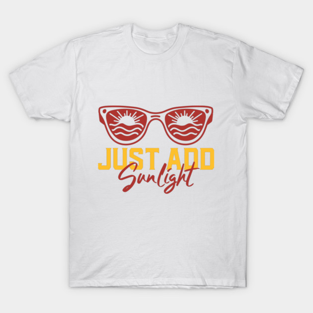 Just Add Sunlight Solar Energy T-Shirt by Lamount Tees