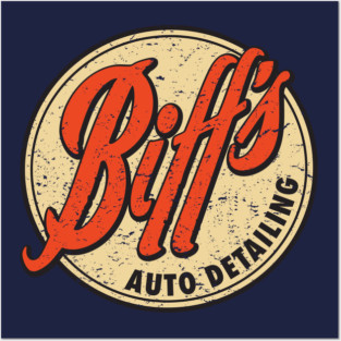 Biff's Auto Detailing, Hill Valley - Pocket Placement Posters and Art