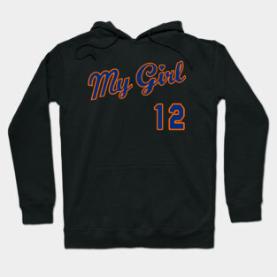 Mets My Girl #12 Hoodie