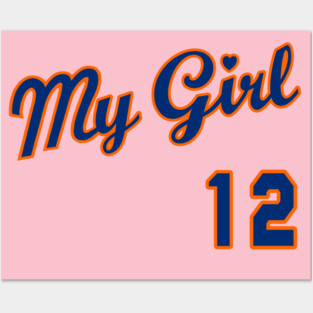Mets My Girl #12 Posters and Art