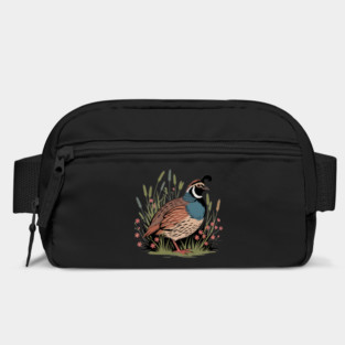 Wildflower Quail in Prairie Grass for Nature Fans Bag