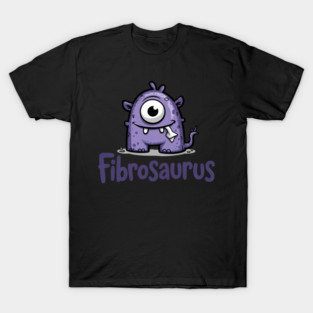 Fibromyalgia Awareness - Chargimal Fibrosaurus T-Shirt