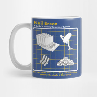 Neil Breen A Guide to Hacking Mug
