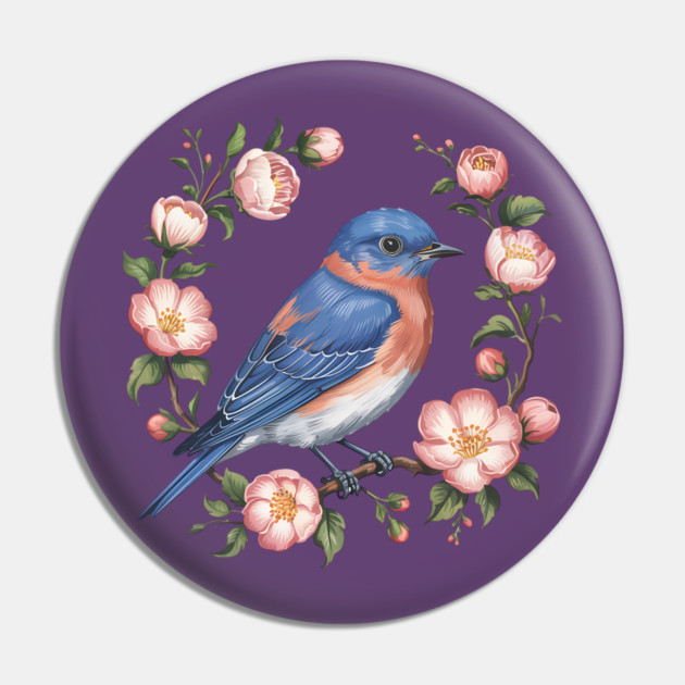 Eastern Bluebird in Blossoms for Nature Lovers Pin by BirdsnStuff