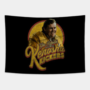 VINTAGE Gus Polinski and the Kenosha Kickers Tapestry