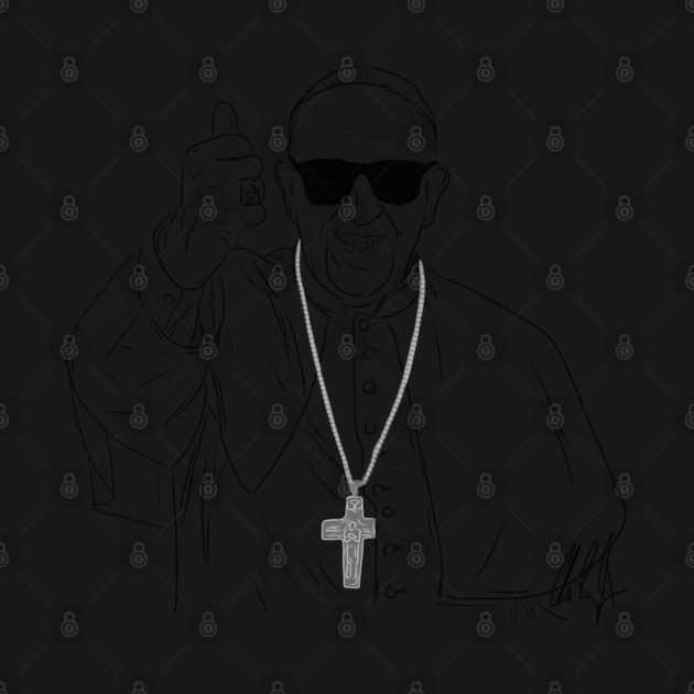 Pope Francis: Too Cool For School by 51Deesigns