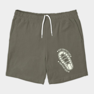 keep your feet light your heart open Shorts