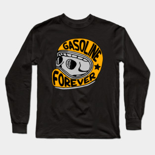 Gasoline Forever - Funny Gas Cars Long Sleeve T-Shirt
