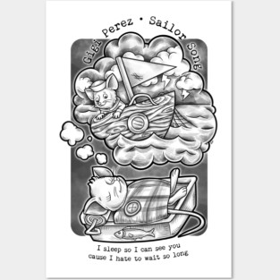 Gigi Perez Sailor Song Mouse illustration Posters and Art
