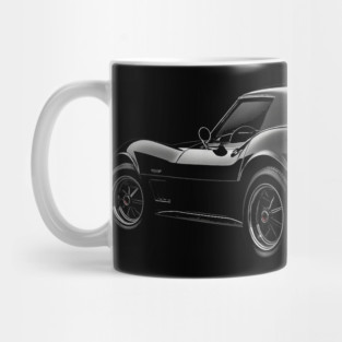 Black 1969 Corvette Mug