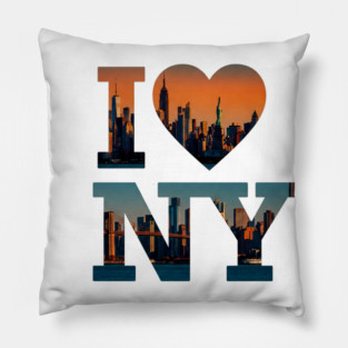 new york shirt funny city pride travel souvenir vacation gift tourist Pillow