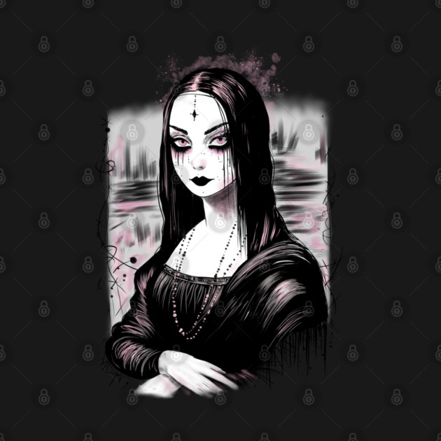 Goth Mona Lisa by H. R. Sinclair