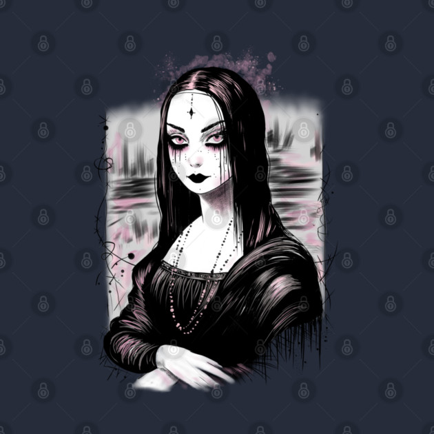 Goth Mona Lisa by H. R. Sinclair