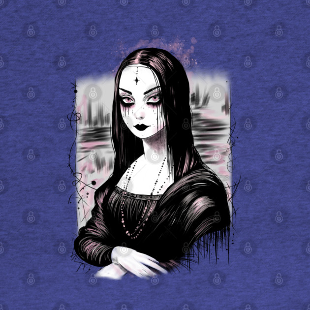 Goth Mona Lisa by H. R. Sinclair