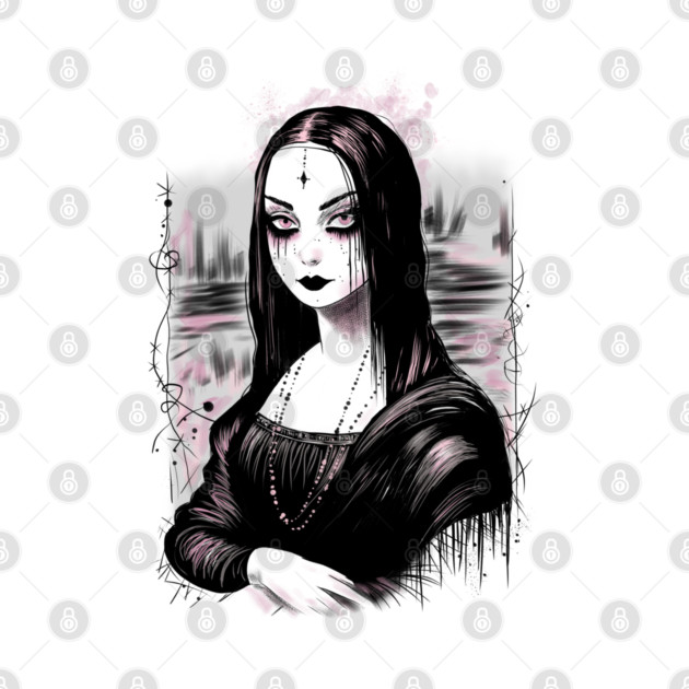 Goth Mona Lisa by H. R. Sinclair