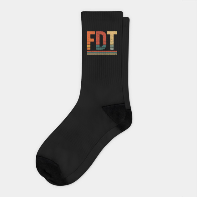 FDT Foxtrot Delta Tango – Funny Anti-Trump Retro Political Statement Socks by ArtistTee ⭐⭐⭐⭐⭐