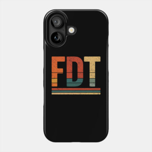 FDT Foxtrot Delta Tango – Funny Anti-Trump Retro Political Statement Phone Case