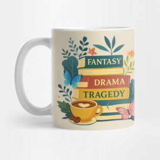 FDT Fantasy Drama Tragedy Books – Subtle Funny Anti-Trump Bookish Mug