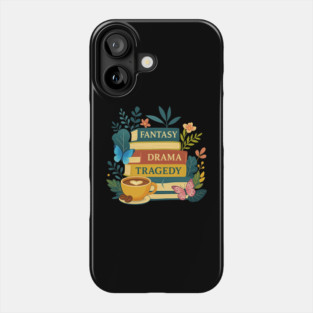 FDT-Fantasy-Drama-Tragedy-Books–Subtle-Funny-Anti-Trump-Bookish-Design Phone Case