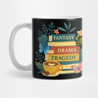 FDT-Fantasy-Drama-Tragedy-Books–Subtle-Funny-Anti-Trump-Bookish-Design Mug