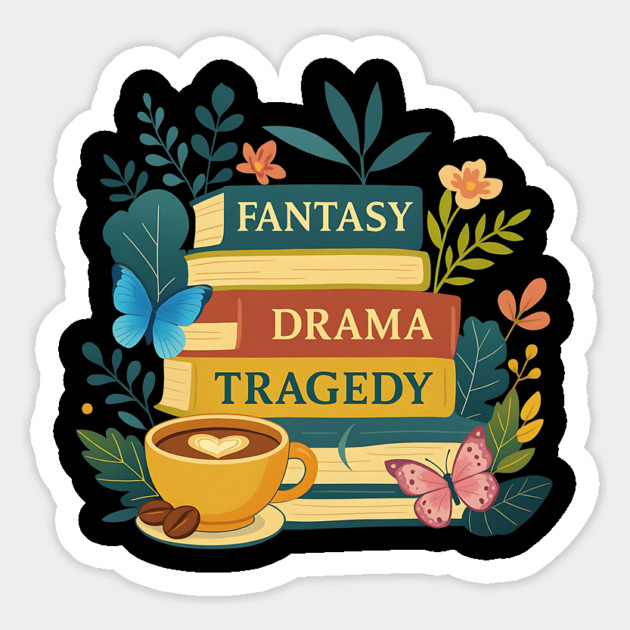 FDT-Fantasy-Drama-Tragedy-Books–Subtle-Funny-Anti-Trump-Bookish-Design Magnet by ArtistTee ⭐⭐⭐⭐⭐