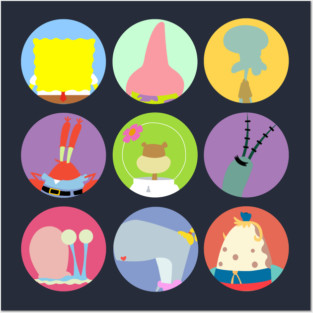 Spongebob Family Posters and Art