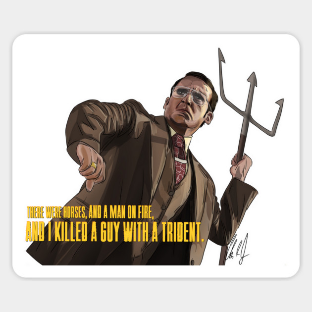 Anchorman: I Killed a Guy with a Trident Magnet by 51Deesigns