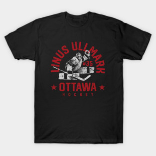 Linus Ullmark Ottawa Retro Arc T-Shirt