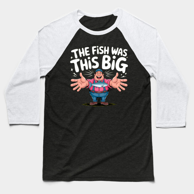 Big Fish Tales Baseball T-Shirt by BA