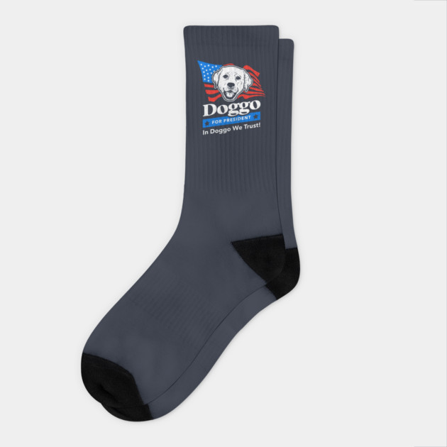 Doggo For President Socks by dumbshirts